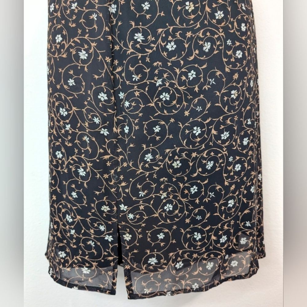 VTG Express Whimsigoth Dark Academia 90s Feminine Preppy Moody Witchy Skirt 5/6 - Picture 4 of 9